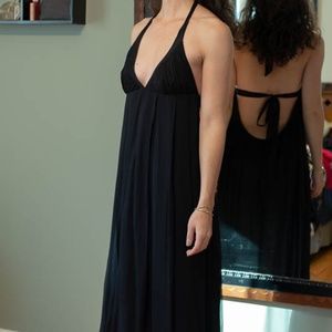 Kiki de Montparnasse Silk Chiffon Backless Dress.